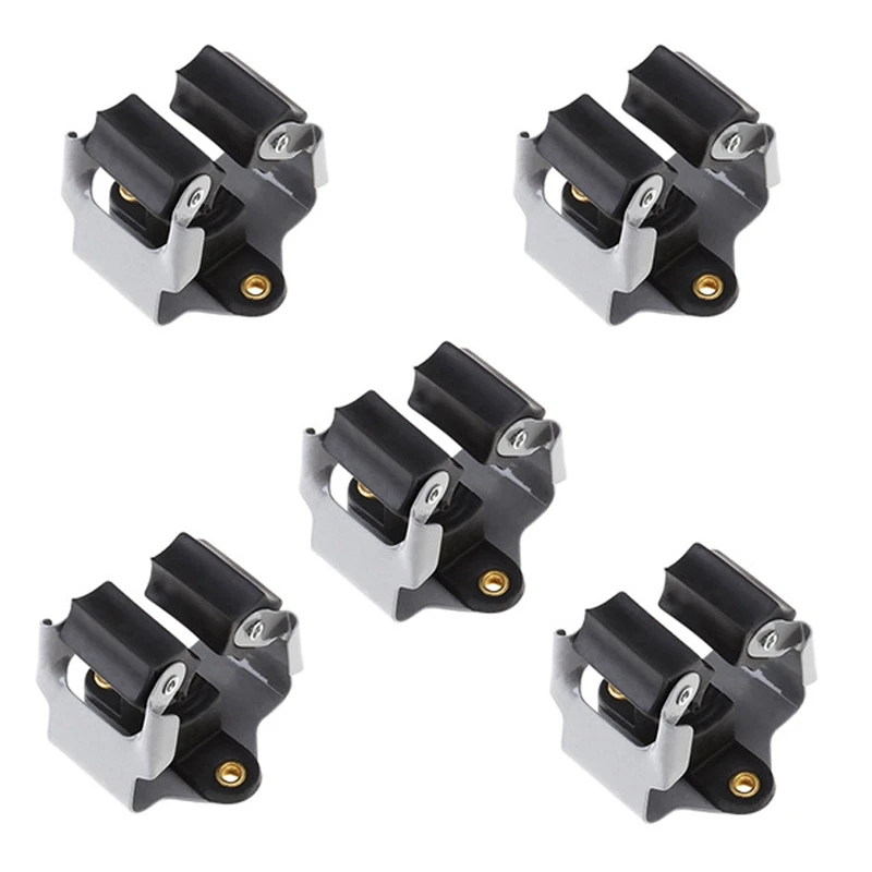 

5 Pack Broom Hanging Rack Organizer Clips Wall Mounted Garden Storage Rack Mop Clip With Screws Office Kitchen