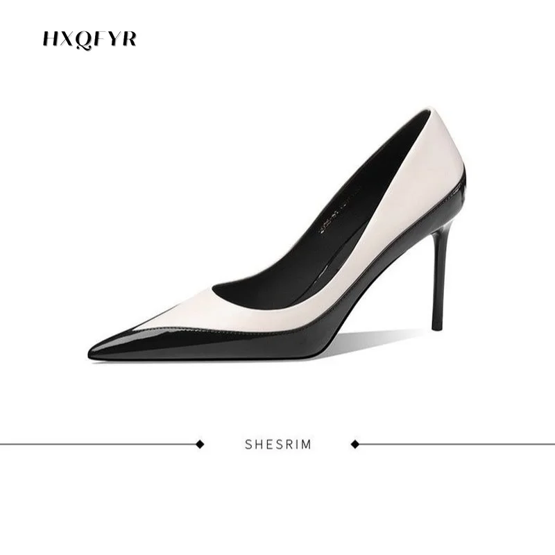 2022 Pumps Sexy Women High Heel Shoes Pointed Toe Thin Heels Shallow Wedding Shoes Professional Dress Shoes Zapatos De Mujer