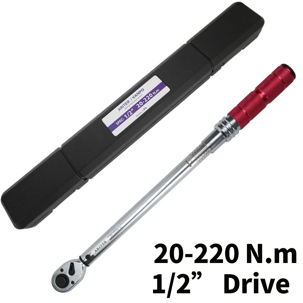 

Динамометрические ключи ARITER 1/2", 20-220 Нм, 8 шт.