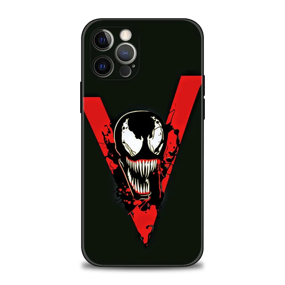 Чехол для телефона с рисунком из комиксов Marvel Веном Человек-паук Горохов iPhone 11 12 13