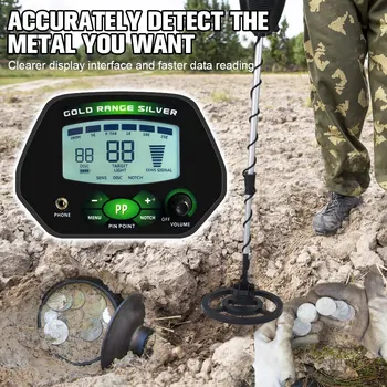 MD-4090 Professional Metal Detector Underground Gold Detector High Accuracy Metal Finder Waterproof Search Coil Seeker Treasure 6