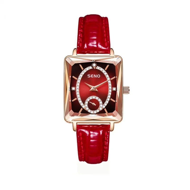 Новое поступление роскошные женские часы независимые квадратные Дамские