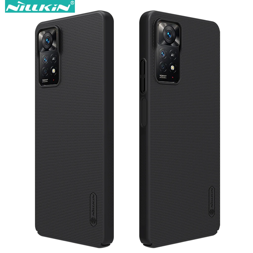

Nillkin Frosted Shield Case for Xiaomi Redmi Note 11 Pro / 11E Pro 5G, Luxury PC Hard Protection Back Cover