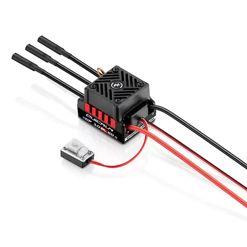 HobbyWing QuicRun WP 10BL60 RC ESC Бесколлекторный регулятор скорости 60A Sensorless для радиоуправляемых моделей 110: багги, трак, монстр-трак, рок-краулер, игрушечные ESC (art.: 3920dc28ffe94) - 3920dc28ffe94