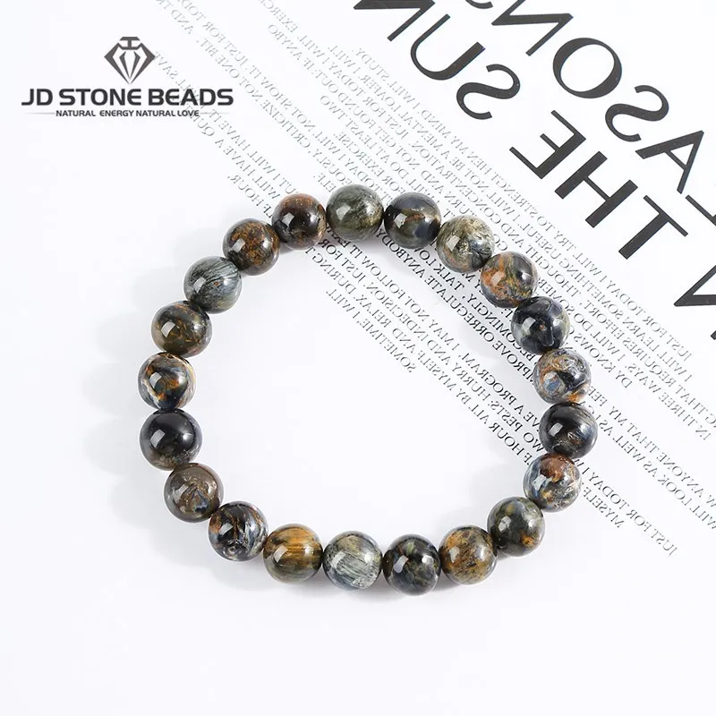 

Браслет с бусинами из натурального камня, 5 А, 10/12/14 мм