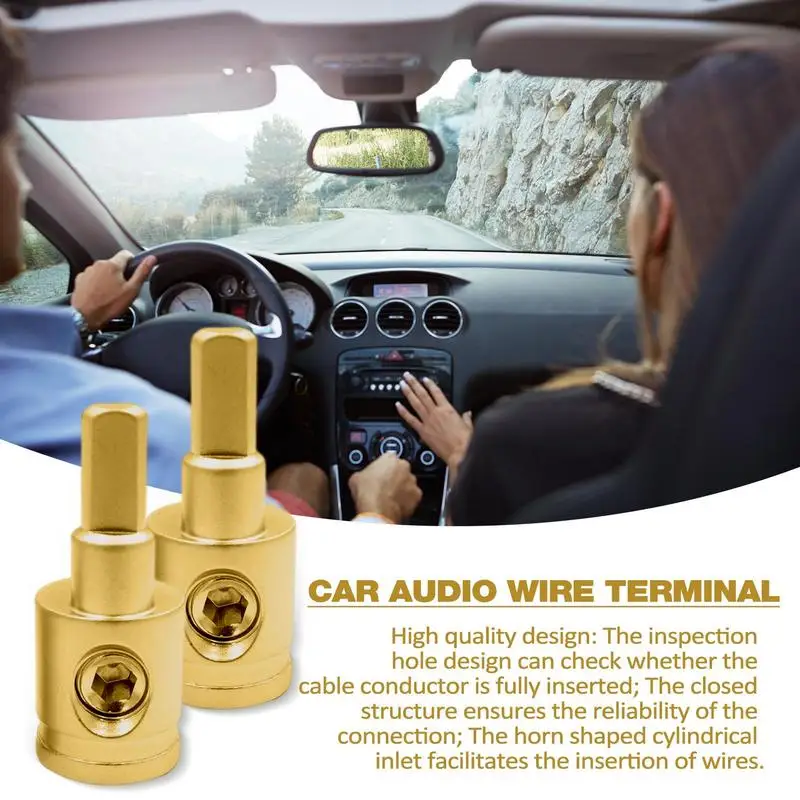 

Car Audio Wire Terminals Power Ground Wire Car Audio Modified Power Amplifier Connector Terminal Power Supply Car Accessories