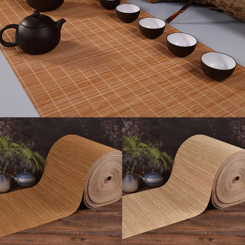 

Bamboo Curtains Natural Bamboo Tea Mats Table Runner Home Decor Cafe Placemat Insulation Pad Kung Fu Tea Ceremony Accessories