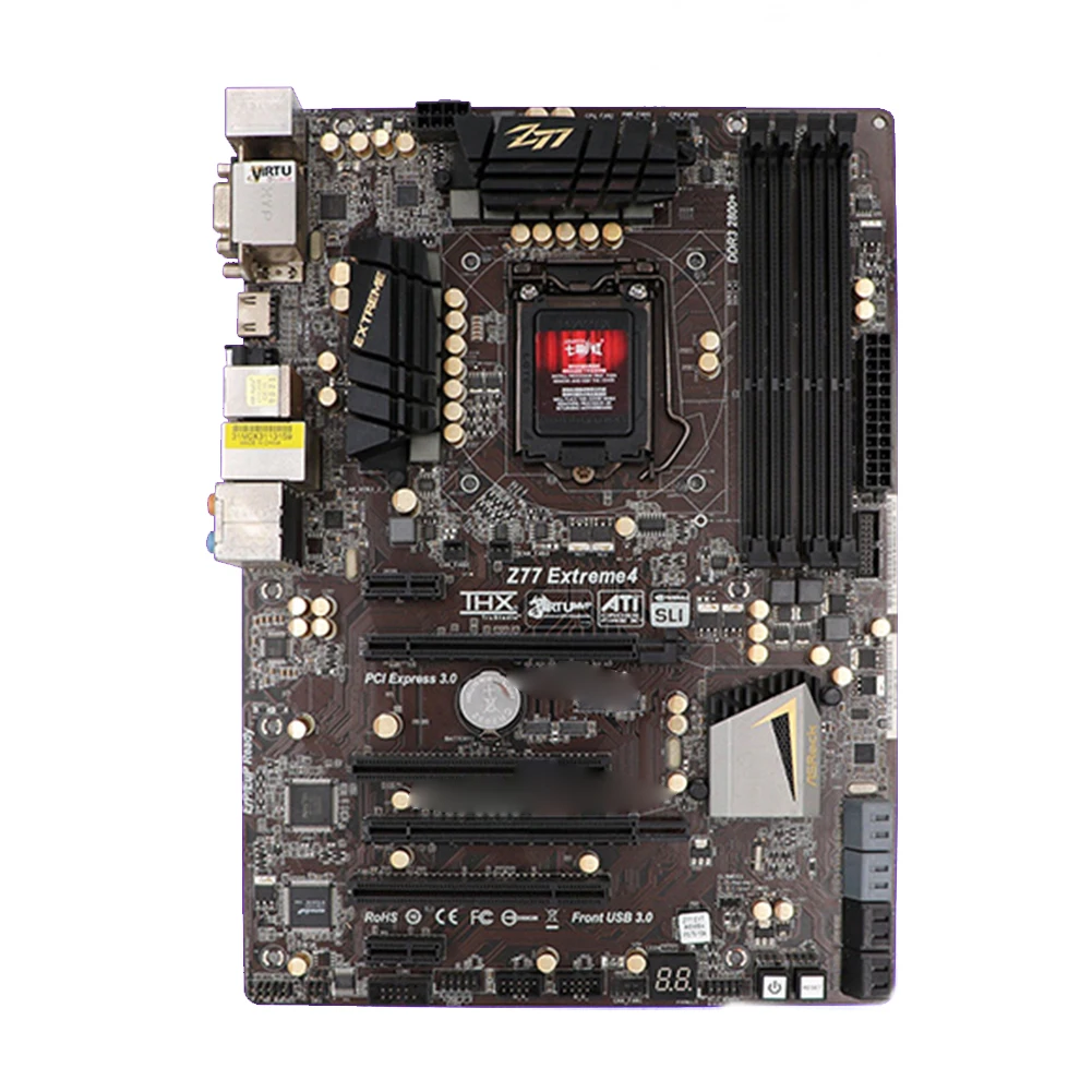 

For ASRock Z77 Extreme4 DDR3 LGA 1155 Z77 32GB ATX Motherboard Used