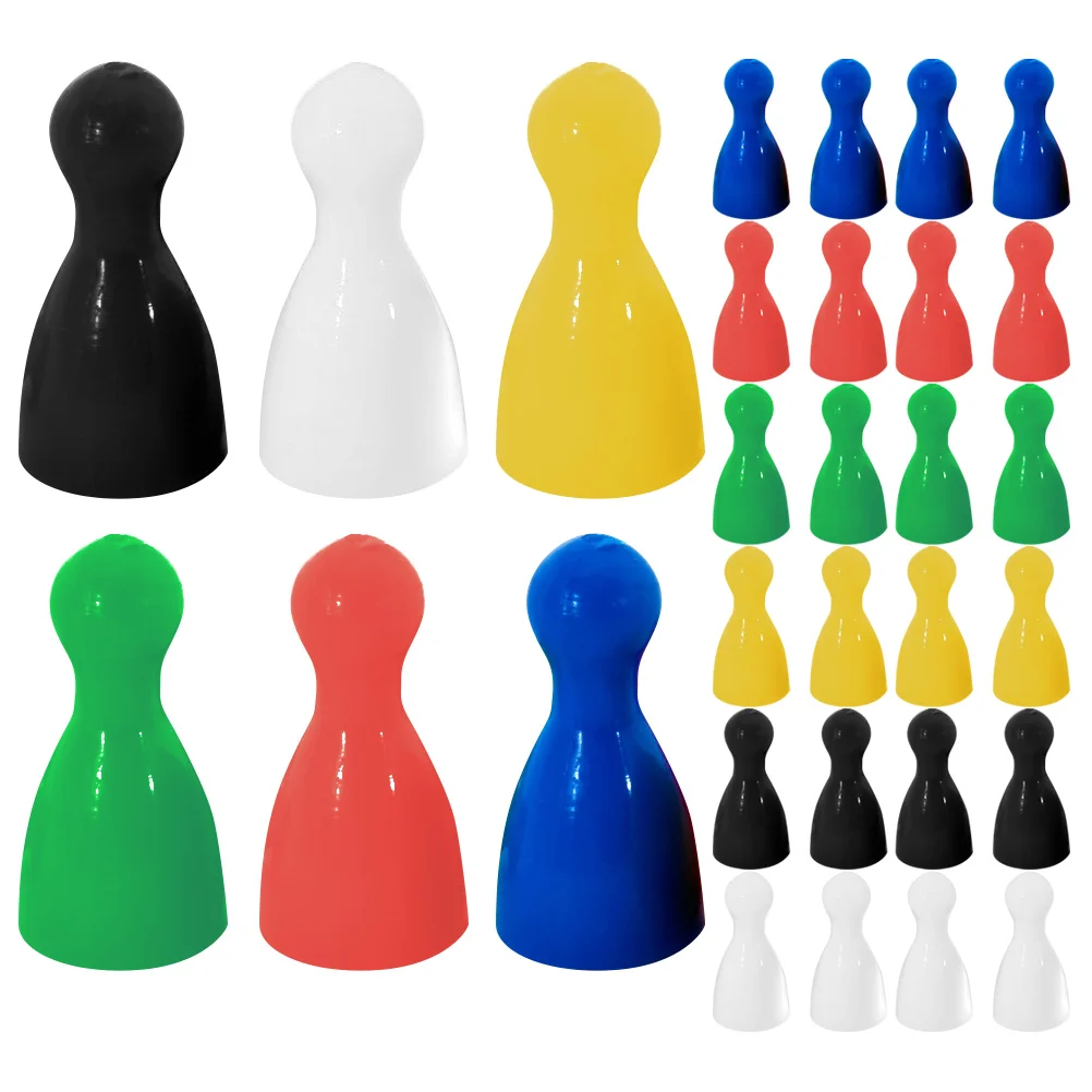 

60pcs Kid Toys Games Board Chess Plastic Chess Colorful Chess Game Chess Flight Chess