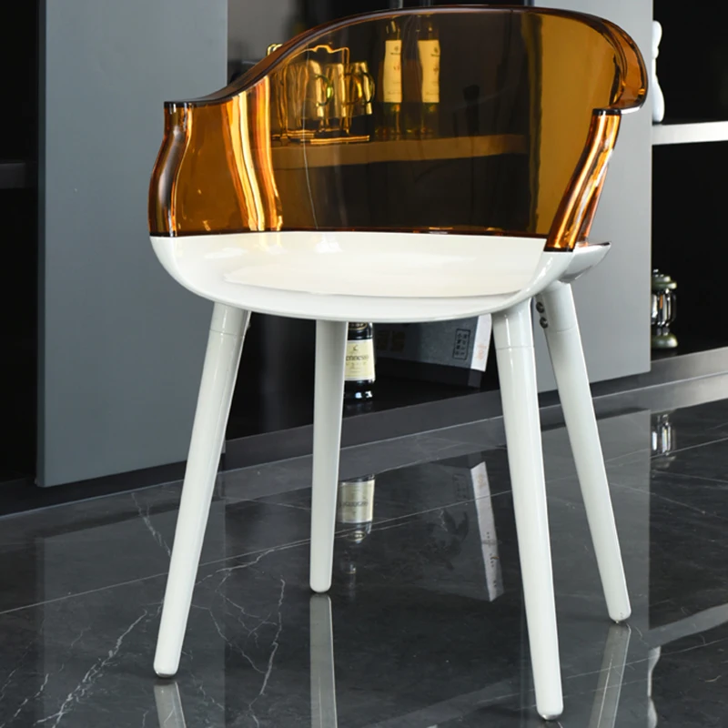 Мобильный стул Symbian скандинавский акриловый прозрачный отель ресторан домашняя