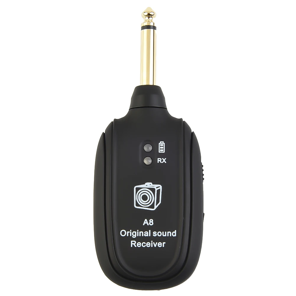 

Guitar Receiver Guitar Transmitter 20Hz-20KHz Frequency 30m Transmission Range Guitars Accessories Micro USB Musical Instruments