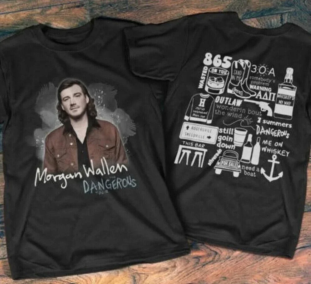 Рубашка Моргана уолена опасная рубашка для концерта Уоллен футболка ST6203