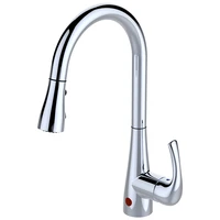 high quality sensor touchless with pull down 3 function spray head kitchen faucet