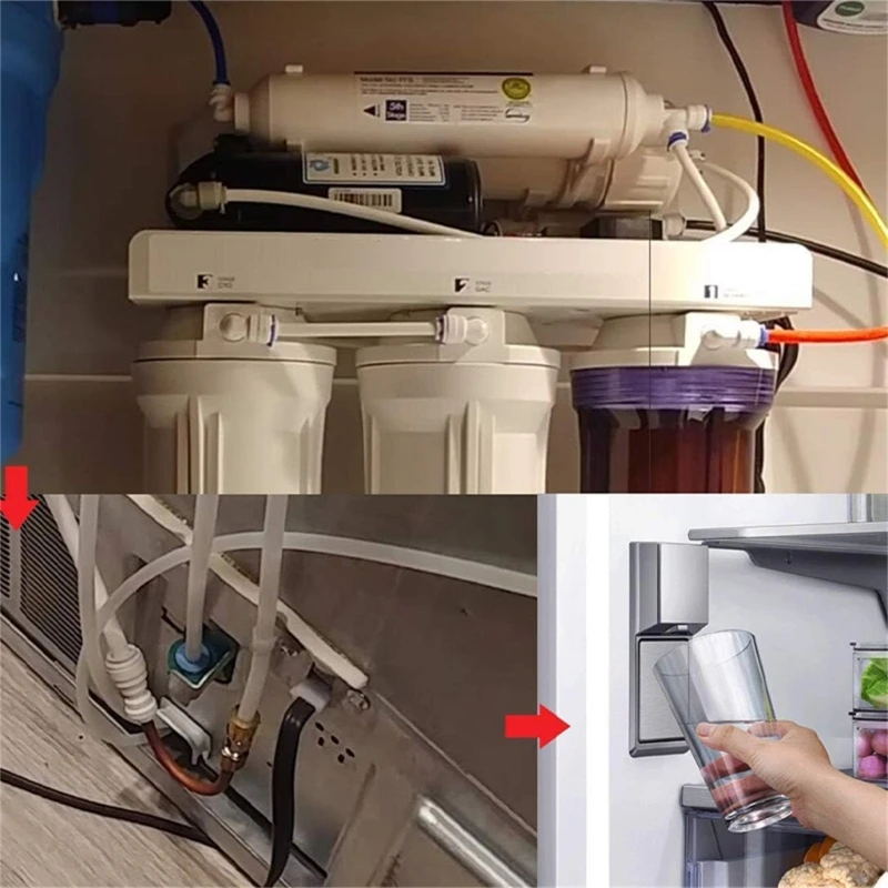 Универсальные комплекты шлангов для подачи воды холодильников и