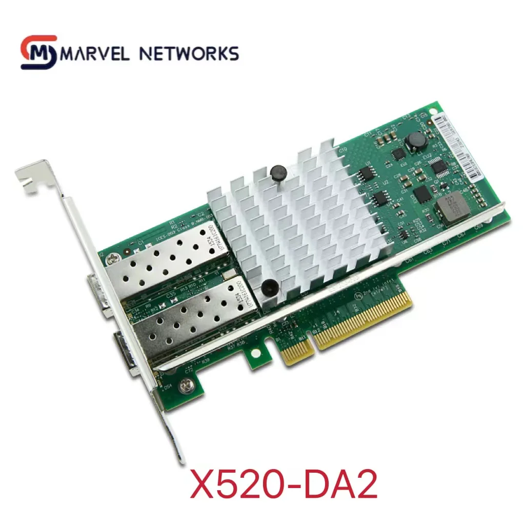 Сетевой адаптер intel x520-da2. Converged network adapters. Intel x710 dual port 10gb da/sfp+, converged network adapter, low profile, - kit. Converged network adapters. Converged network adapters.