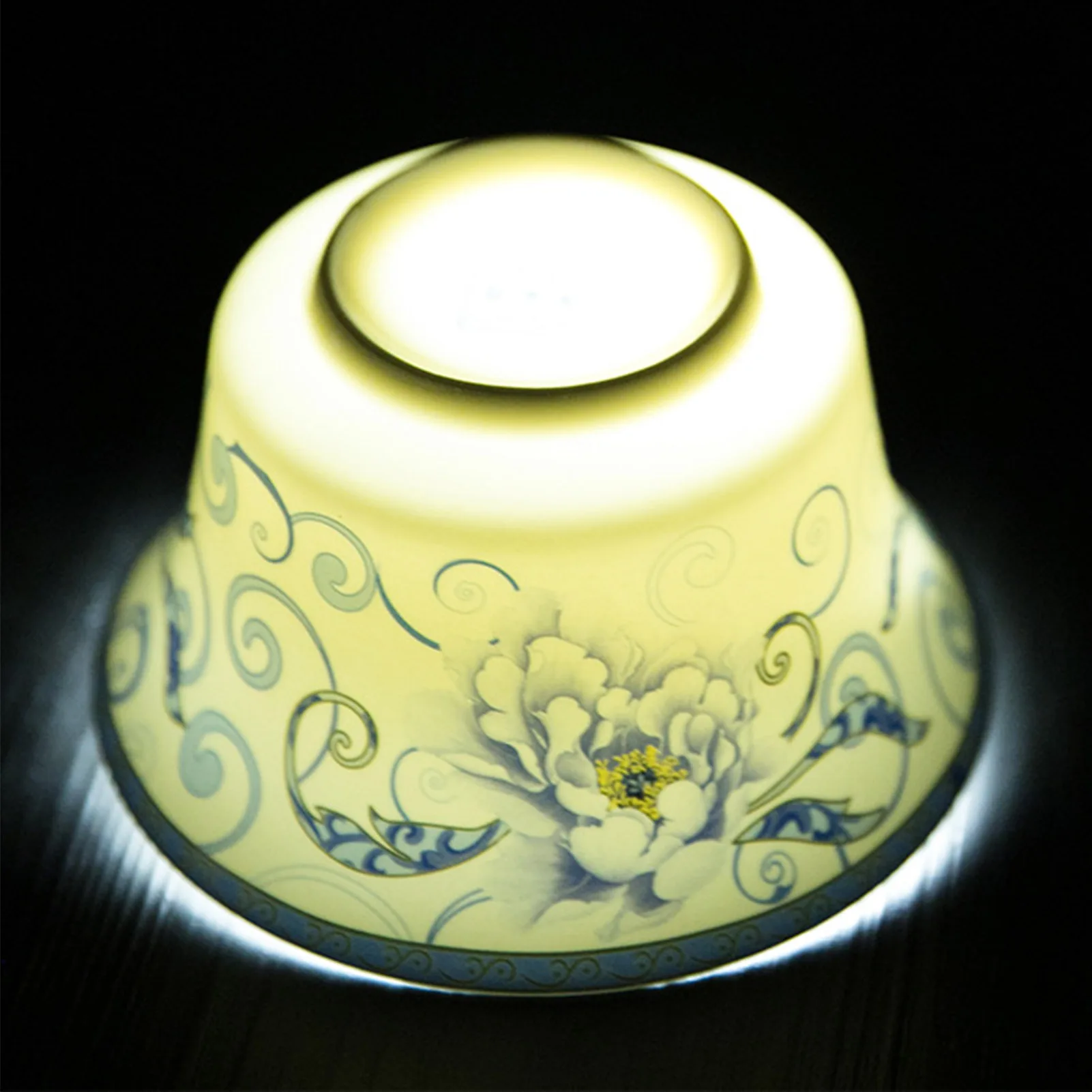 Классическая китайская чайная чашка в этническом стиле великолепный цветочный