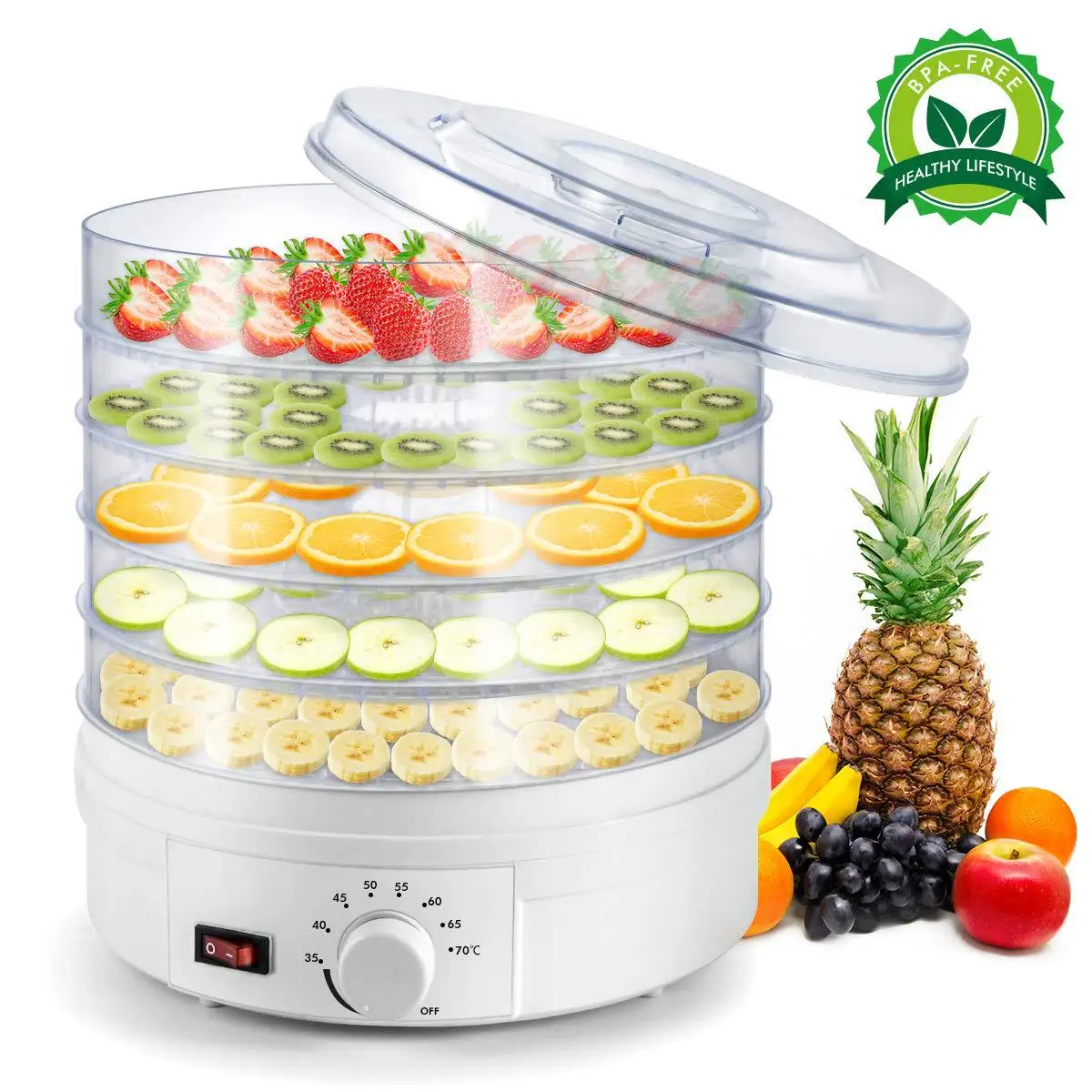 

Fruit and Vegetable Dryer Spin-drying Dehydrator Electrical Appliance