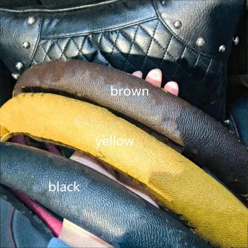 

2022 variety of styles steering wheel cover, leather anti-skid, hipster essential leather car steering wheel