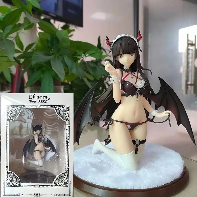 

17cm Japanese Anime Sexy Girl Figure Charm AIKO Taya Demon Maid PVC Action Figure Toy Statue Adult Collection Model Doll Gift