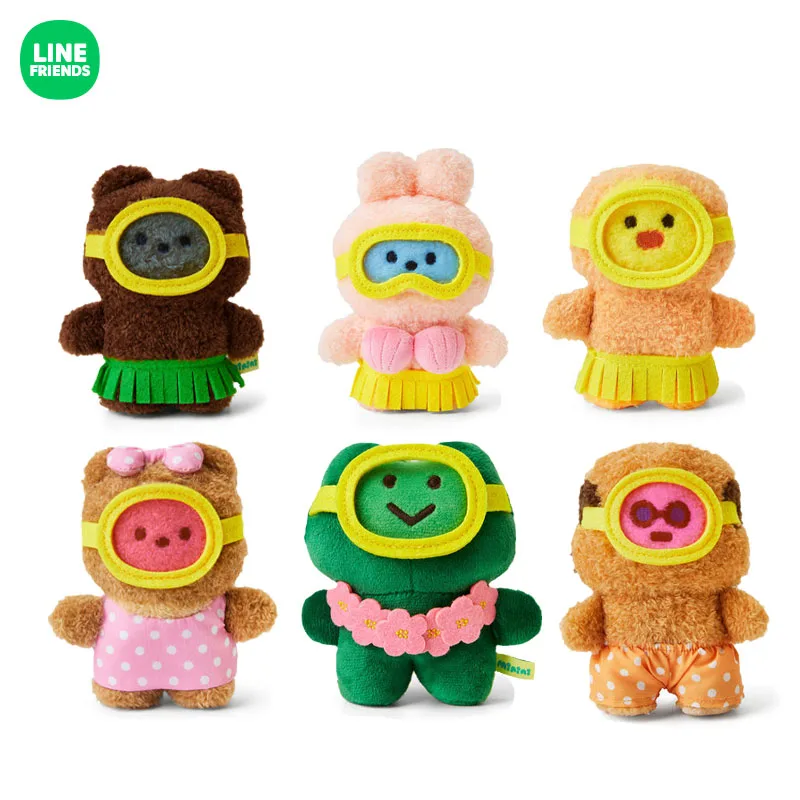 

Плюшевая плюшевая игрушка LINE FRIENDS кавайная коричневая кукла персонажа Салли минини летняя мультяшная плюшевая игрушка анимэ кукла милая де...