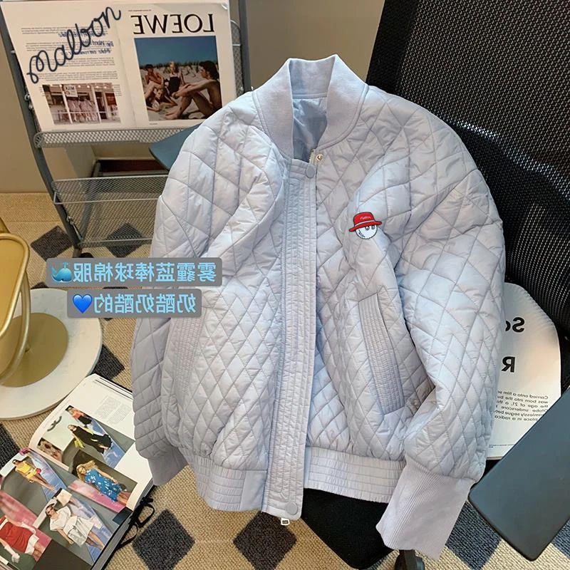 Women's Golf Clothing Down Cotton Jacket Autumn Women Golf Jackets Horse Golf Wear Fashion Casual Jackets Windbreak Malbon Wear