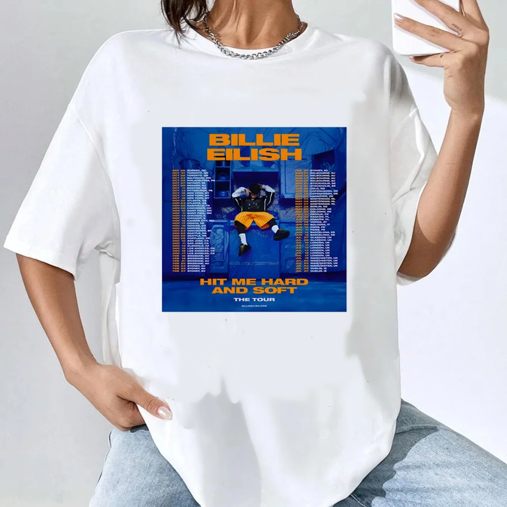 2024 Hit Me Hard And Soft Tour рубашка женская в стиле Харадзюку Модные удобные футболки