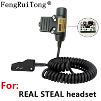 tactics u94 ptt amplified version for real steal headset for kenwood tk385 tk3185 3m comtacsmsa dynamic mic headset u94 ptt