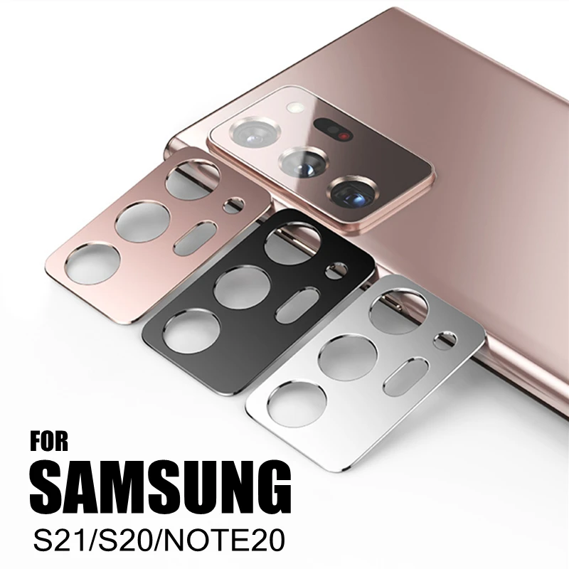 Для Samsung S21 S20 Plus S20 ультра металлическое кольцо крышка объектива камеры Защита экрана для Samsung S20Plus S20Ultra S21 Ultra ZFold2