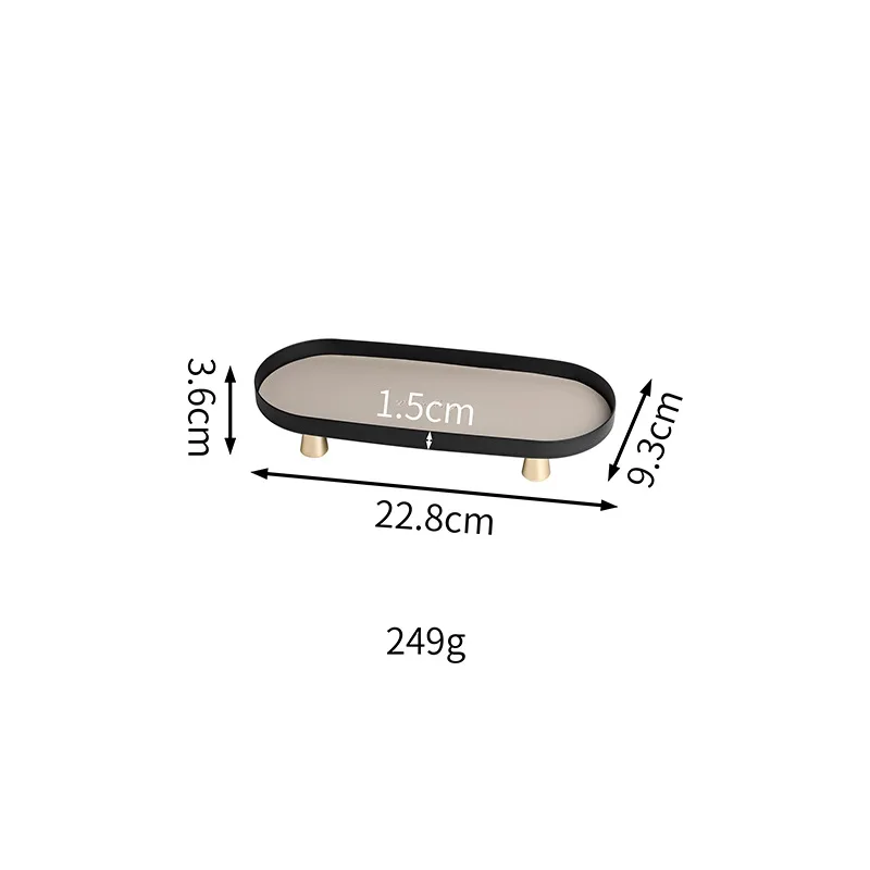 

Металлический поднос AhunderJiaz черный