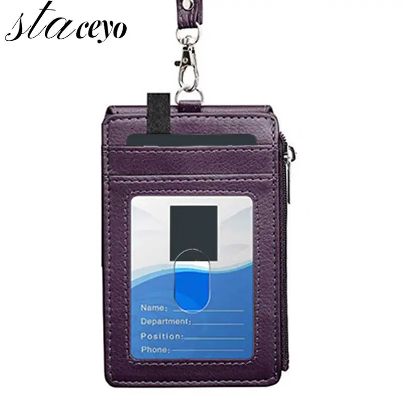 

Оригинальный чехол для рабочего удостоверения личности сотрудника с биркой с именем из искусственной кожи, новый рабочий значок с сертифик...