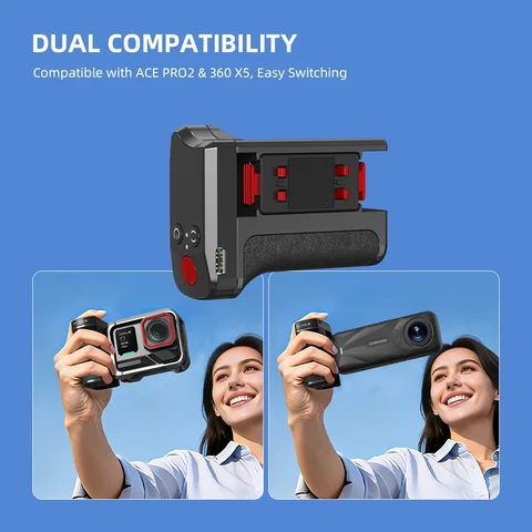 Flymile Ручка-держатель Bluetooth для Insta360 Ace Pro/Ace Pro 2