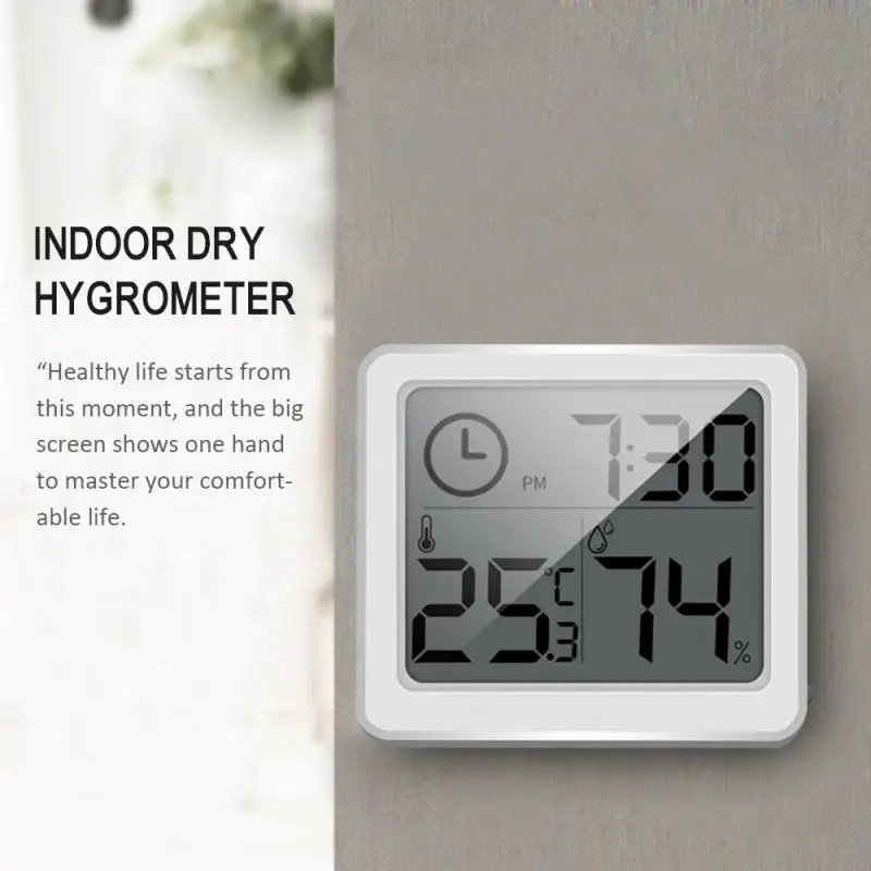 

Humidity Multifunctional Multiple Functions Accurate Measurement Easy-to-read Display Large Lcd Screen Indoor Humidity Gauge