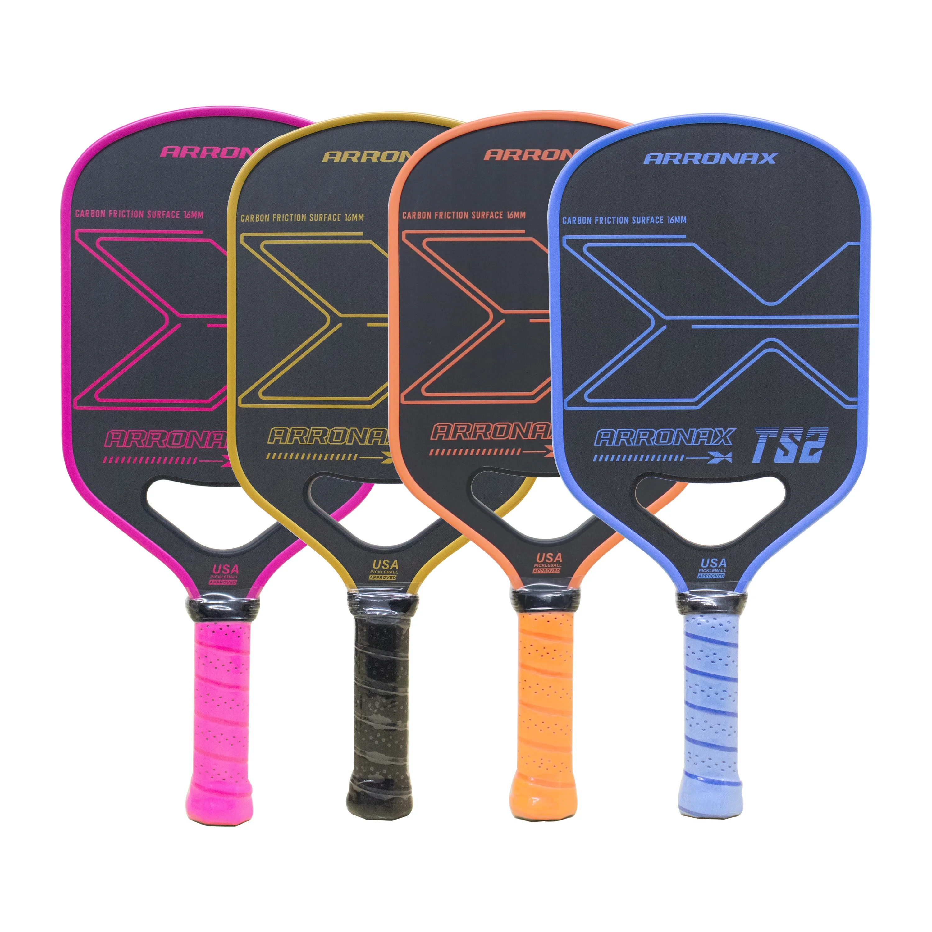

Весло Pickleball Desire удлиненное из углеродного волокна серии AIR с текстурированной поверхностью 16 мм, весла из полипропилена