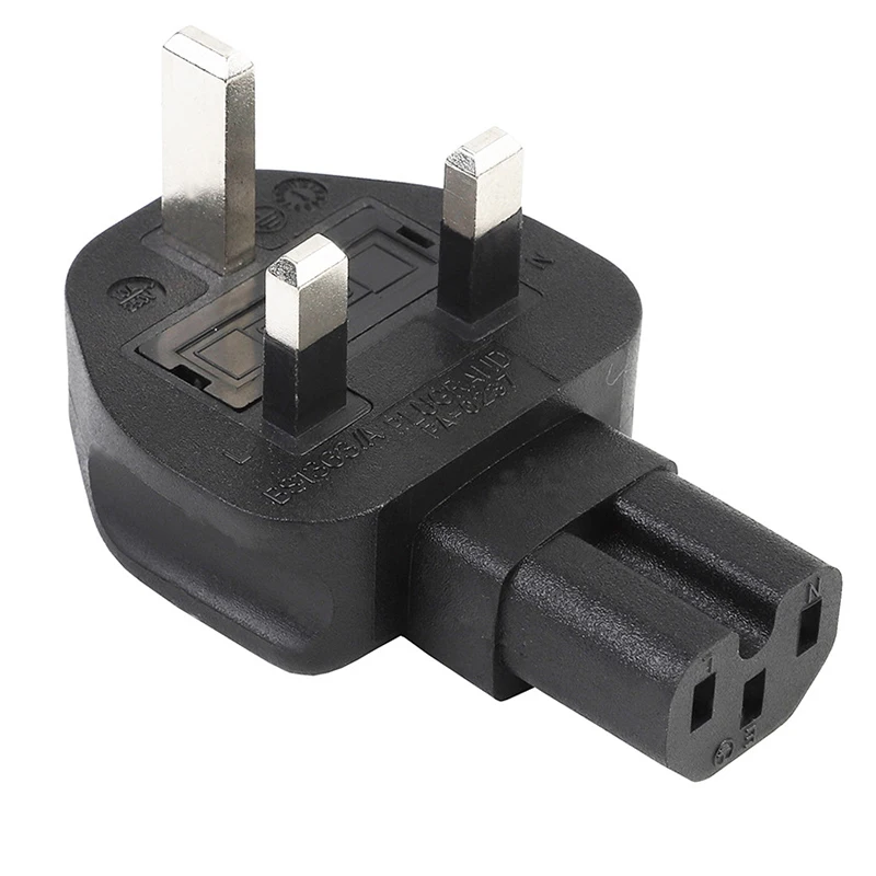 

10pcs IEC 320 C15 to UK Britain 3 Pole Male Converter AC Power Adapter PDU UPS Server Plug Socket Singapore HK Connector