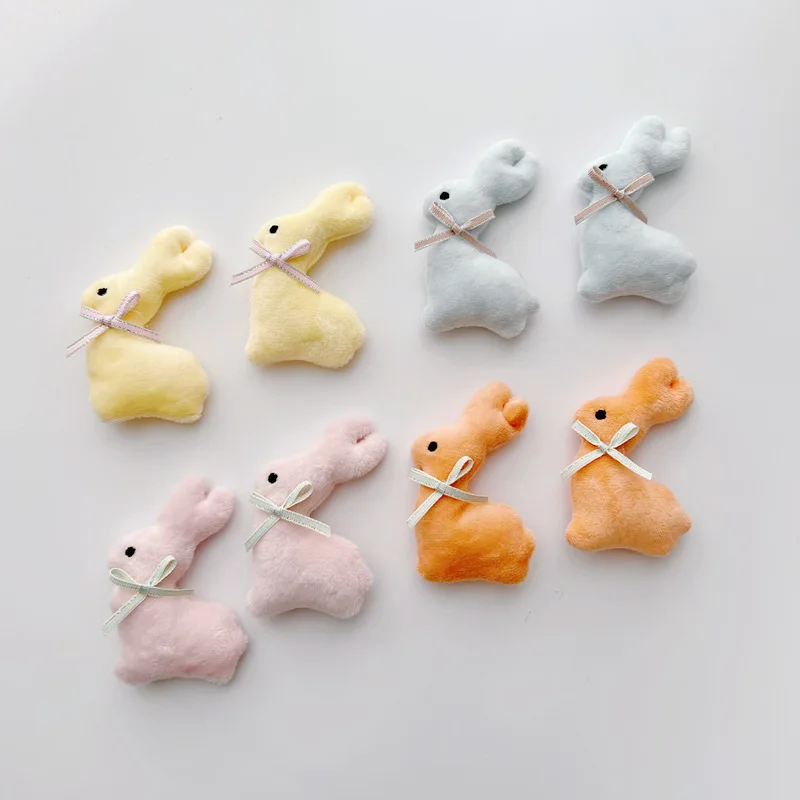 

8 шт./партия, детские плюшевые нашивки-кролики