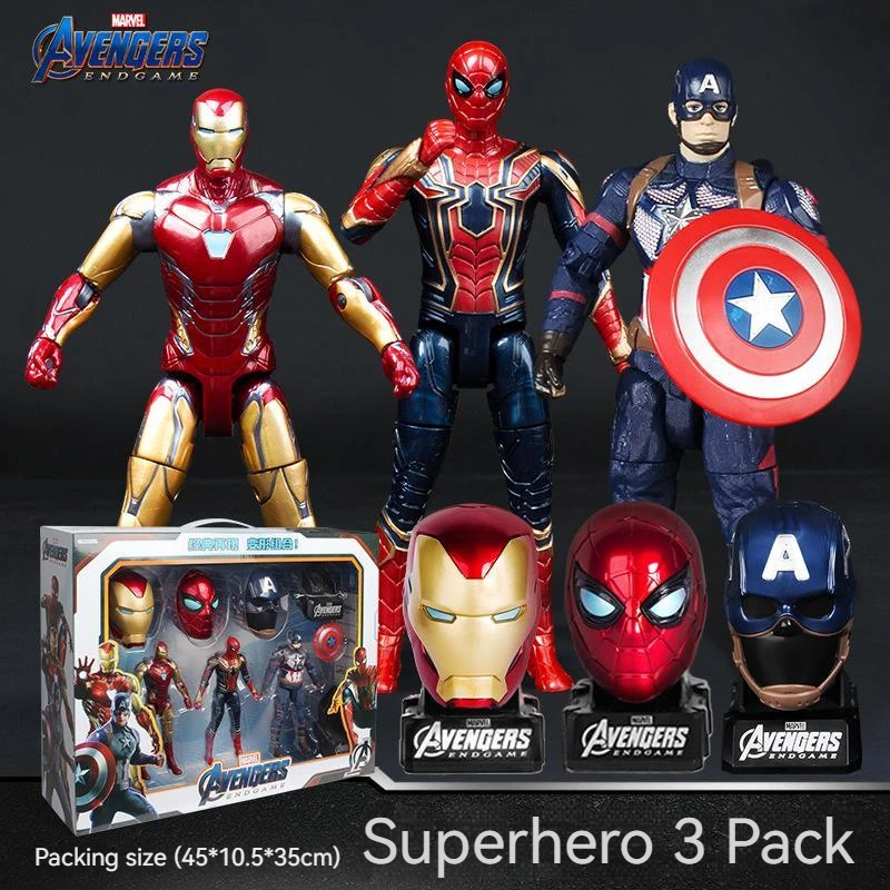 

Avenger Alliance 4 Model Handmade Movable Iron Man Spider Man Captain Of The United States Handmade Boy Toy Gift Ornaments