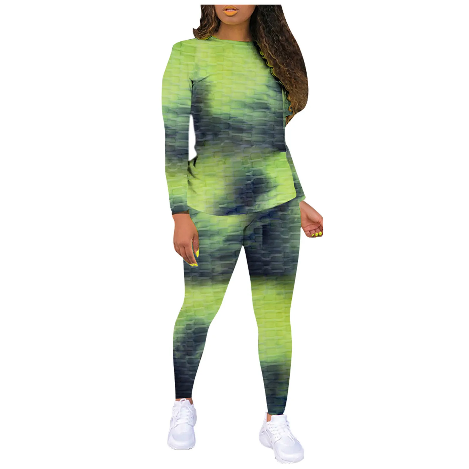 

Модные комплекты для йоги из 2 предметов, спортивный костюм, костюм для фитнеса, Женский комплект для фитнеса с длинным рукавом, женские костюмы и комплекты, спортивная одежда