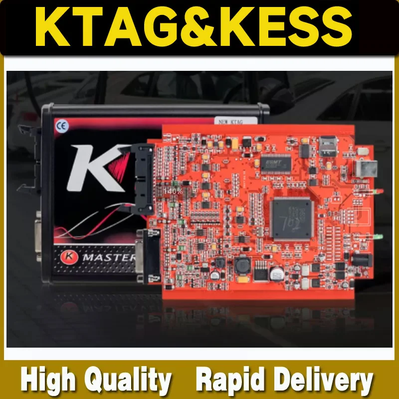 New EU Red KTAG V7.020 4 LED 2.25  ECU Programmer Tool K-tag 7.020 Master Chip Tuning Programmer With GPT Function