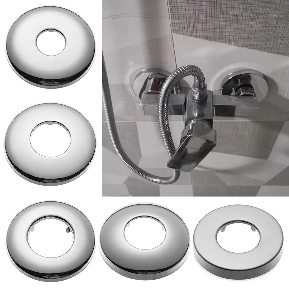 

Useful Flange Cover Shower Kitchen Chrome Pipe Wall Covers Faucet Accessories Faucet Decor Faucet Decorative Cover