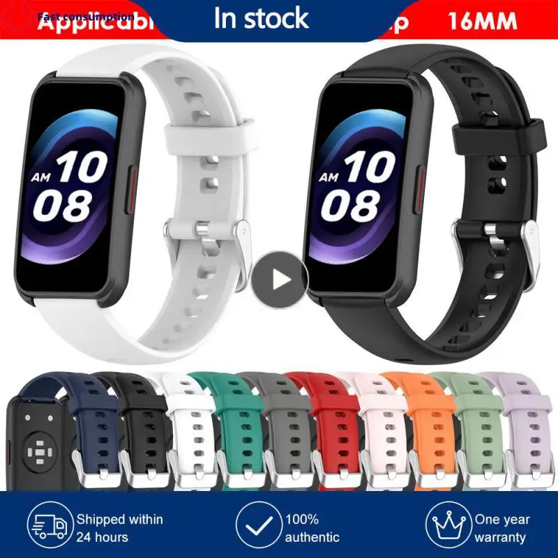 

16mm Wrist Strap Smartwatch Silicone Watchband Non-slip 5.5-8.7 Inches Wrist Strap For Keep B4 New Mini Sport Bracelet Silicone