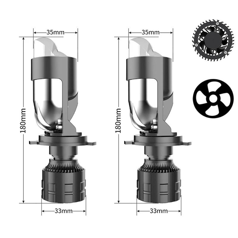 

Двойной прожектор Len LED Автомобильный мотоцикл 150 Вт 9003 лм автомобильная лампа Мини объектив LED H4 HIB2 лампы для фар автомобиля мотоцикла 12 В 24 В