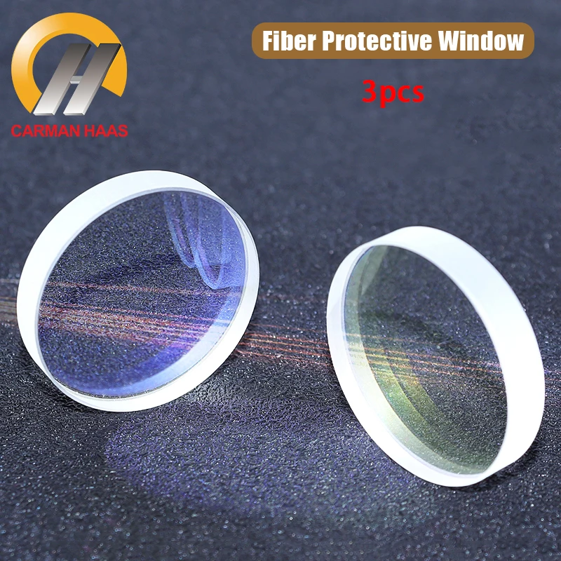 

3pcs 1064nm Fiber Laser Protective Lens Window 3Kw Diameter 20mm 27.9mm 30mm for Fiber Laser Cutting Handheld Welding Machine