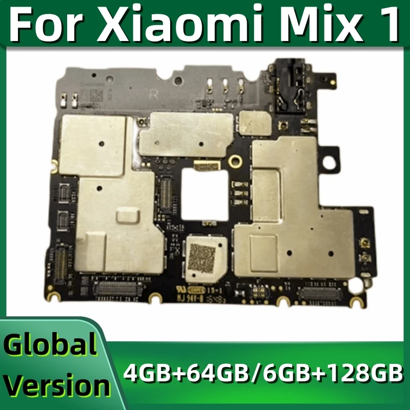 

Motherboard for Xiaomi Mi Mix 1, Logic Board, Fully Tested, Original Unlocked Mainboard, 128GB, 256GB Global ROM