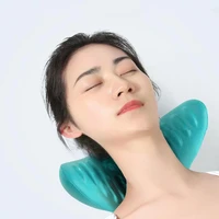 neck massage pillow neck shoulder stretcher relaxer chiropractic massage device pillow cervical traction c8r9