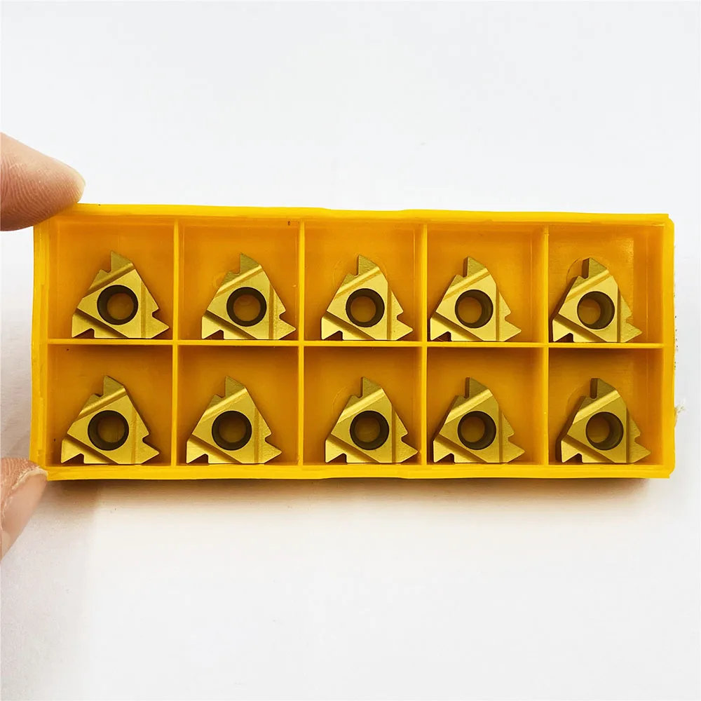 

16 irag60 60 ° универсальная Резьбовая вставка 16IR AG60 BP010 Резьбовые Вставки Резак токарный станок наружная резьба Внутренняя 10 шт.