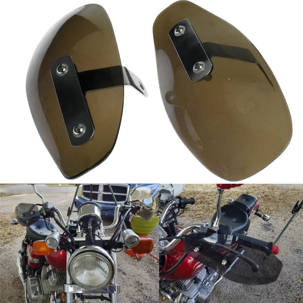 

motocyklowa osłona dłoni osłona zimnego wiatru tarcza dymna 10mm dla Harley Touring Dyna Softail Sportster Road King Chopper Cruiser