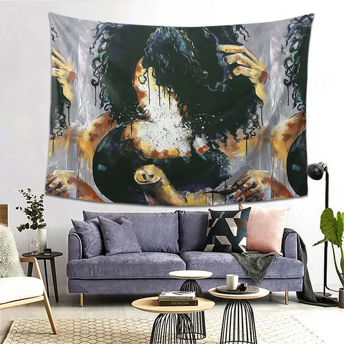 

Естественное черное украшение в виде любовной VI гобелены для гостиной, спальни, Декор для дома, хиппи, настенная ткань, Настенная подвеска