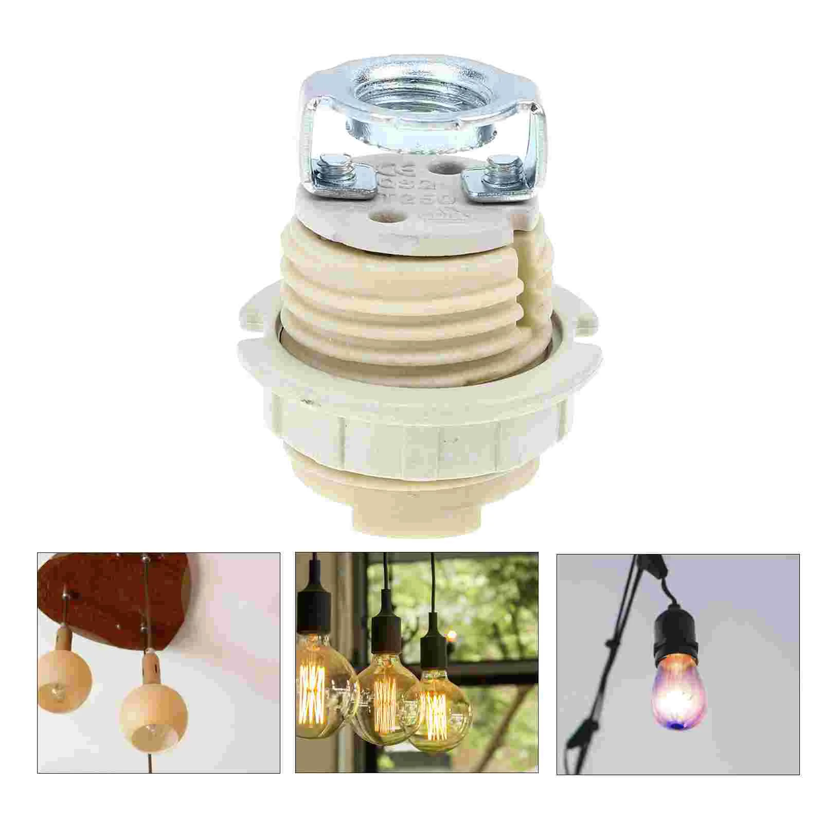 

Light Socket Holder Lamp G9 Bulb Halogen Replacement Base Plug Outlet Harp Shade Adapter Cover Lampholder Chandelier Ring Candle