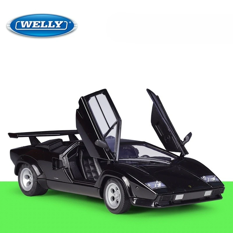 

Коллекция для детей и взрослых, суперроскошный спортивный автомобиль Welly1:24, модель автомобиля из сплава, детский подарок