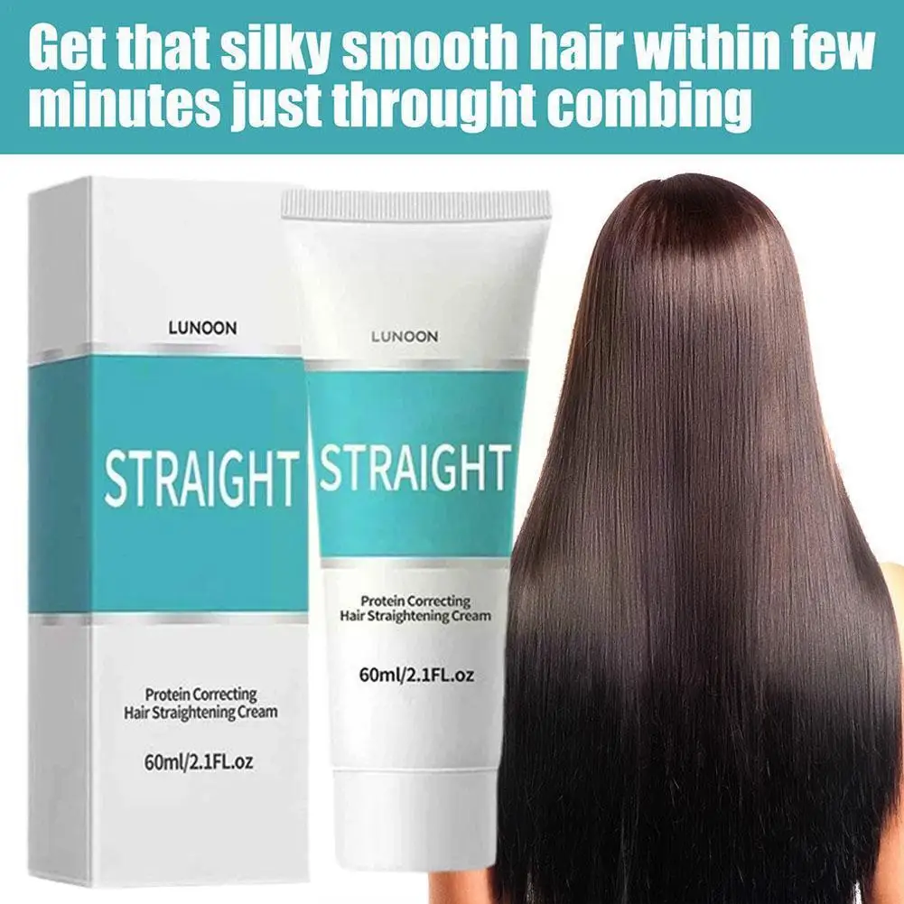 

60ml Keratin Protein Correcting Hair Straightening Nutrition Hair Hurt Not Hair Soften Does Easily Cream Moisture Replenish Y5V9